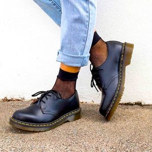 Dr. Marten 1461 Smooth Black Leather Oxfords